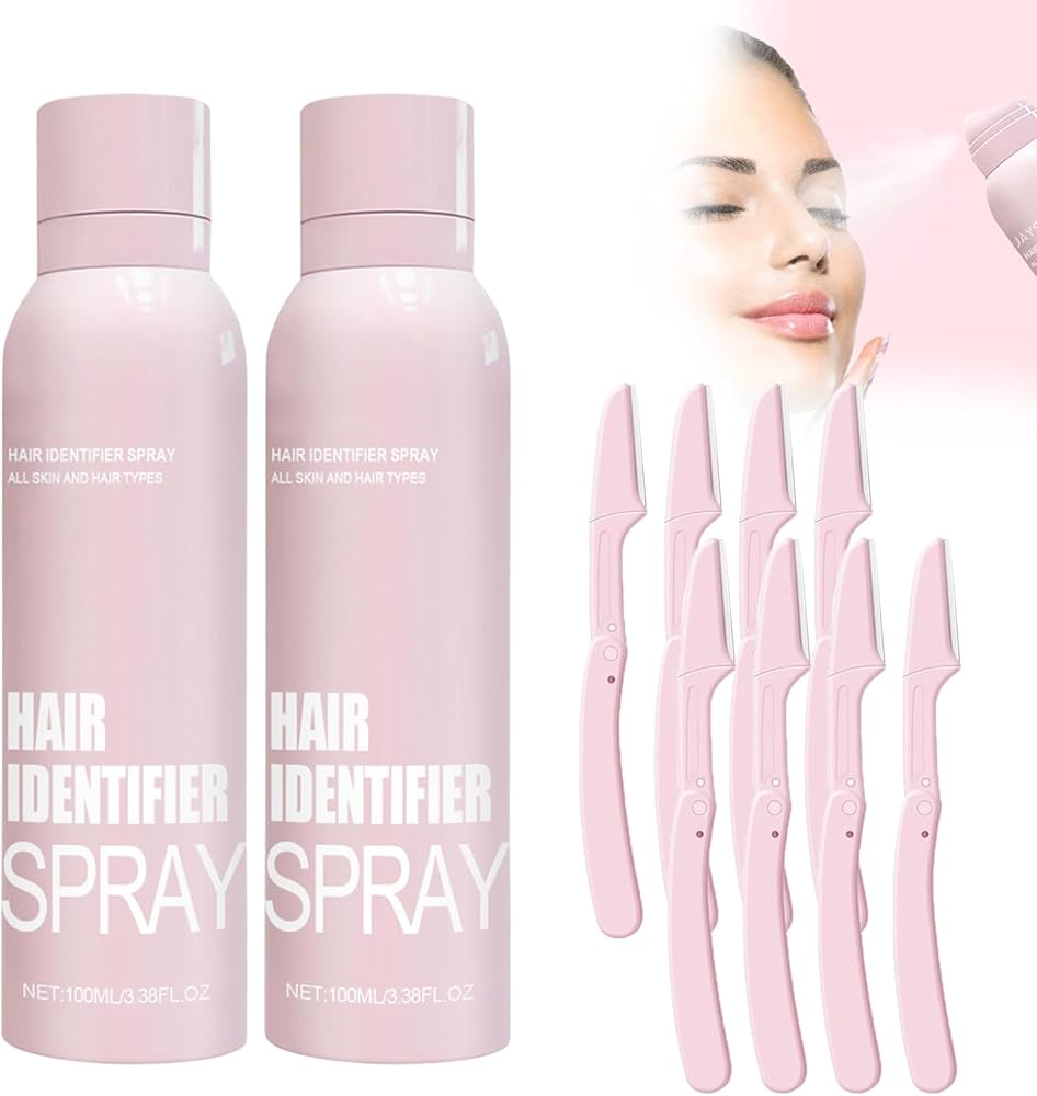 Spray de identificación de cabello para afeitado facial