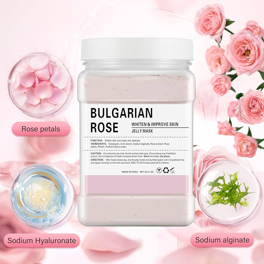 Mascarilla de gelatina para tratamiento faciales