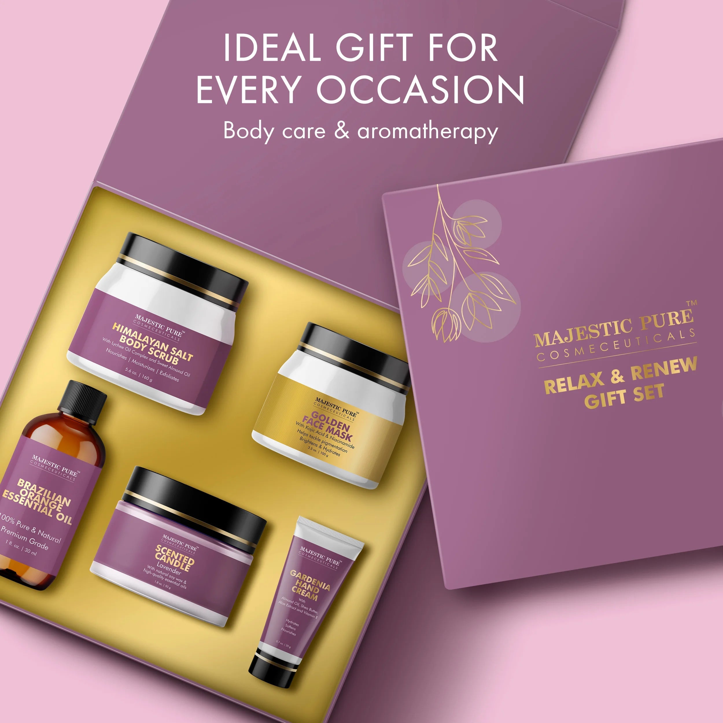 Majestic Pure Gift Set para el autocuidado y el cuidado personal
